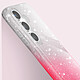 Avizar Coque pour Samsung Galaxy S24 Paillette Silicone Semi rigide Fine Blanc / Rose pas cher