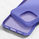 Avizar Coque pour iPhone 15 Pro Max Silicone Premium Semi rigide Finition Mate Douce  Violet pas cher