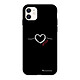 LaCoqueFrançaise Coque iPhone 12 Mini Silicone Liquide Douce Coeur Blanc Amour Coque iPhone 12 Mini Silicone Liquide Douce Coeur Blanc Amour