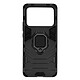 Avizar Coque Xiaomi Mi 11 Ultra Hybride Antichoc Bague Métallique Support noir - Coque antichoc spécialement conçue pour le Xiaomi Mi 11 Ultra