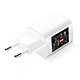 Acheter Swissten Chargeur Secteur USB C GaN 45W + USB 18W Charge Rapide Design Compact Blanc