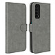 Avizar Étui Huawei P smart 2021 Protection avec Porte-carte Fonction Support Gris - Housse portefeuille spécialement conçue pour Huawei P smart 2021.