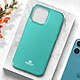 Avis Mercury Coque pour iPhone 13 Pro Max Silicone Gel Flexible Effet Brillant  Bleu turquoise