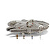 Star Wars Micro Galaxy Squadron feature - Véhicule avec figurines Millennium Falcon 22 cm Véhicule avec figurines Star Wars Micro Galaxy Squadron feature Millennium Falcon 22 cm.