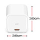 Acheter Swissten Chargeur Mural USB C GaN 65W Power Delivery pour MacBook iPad Blanc