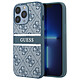 Guess Coque pour iPhone 13 Pro avec Imprimé et Bande Monochrome Luxe Bleu Clair Avec le logo emblématique de Guess, vous bénéficiez d'un produit stylé et de qualité, reconnu pour son design et sa fonctionnalité