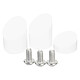 Avizar Kit vis inox et bouchons garde-boue pour trottinette Xiaomi M365 Blanc Kit avec lot de 3 bouchons garde-boue Blanc et 3 vis inox pour les trottinettes Xiaomi M365, M365 Pro, 1S, Essential et Pro 2