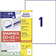 AVERY Etiquette universelle, 210 x 297 mm, blanc Etiquette multi-usages