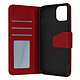 Avizar Housse pour iPhone 14 Pro Max Cuir premium Porte-carte Fonction Support vidéo  rouge Etui en véritable cuir conçu spécialement pour Apple iPhone 14 Pro Max