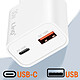 Avis LinQ Chargeur Secteur Port USB Quick Charge 18W et USB C Power Delivery 30W Blanc