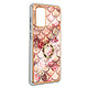 Avizar Coque Samsung Galaxy A32 Bi-matière avec Bague de Maintien Motif Écaille Rose Coque de protection à motif Écaille Rose spécialement conçu pour Samsung Galaxy A32.