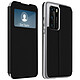 Avizar Housse Huawei P40 Fenêtre d'Affichage Porte-carte Support Vidéo noir - Étui de protection spécialement conçu pour le Huawei P40.