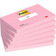 POST-IT Bloc-note adhésif Notes, 127 x 76 mm, rose flamant Notes repositionnable