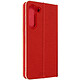 Avizar Étui pour Samsung Galaxy S23 Porte-carte et Support vidéo  Rouge et Doré Un étui folio pour Samsung Galaxy S23, alliant protection et design au quotidien