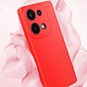 Acheter Avizar Coque pour Xiaomi Redmi Note 13 Pro 4G Silicone Mat Protection Caméra Rouge