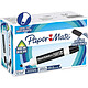 PAPER MATE Marqueur tableau blanc, pointe biseautée, noir x 12 Marqueur pour tableaux blancs