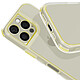 Avizar Coque pour iPhone 16 Pro Coins Antichoc Bumper Jaune pas cher