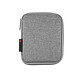 Avizar Pochette Rangement pour Accessoires Smartwatch Tissu Oxford Soft Touch Grise Le sac de rangement propice pour disposer de vos accessoires smartwatch à tout moment