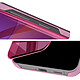 Acheter Avizar Étui pour Samsung Galaxy S24 Clapet Effet Miroir Support Stand Violet Foncé