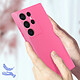 Acheter Avizar Coque pour Samsung Galaxy S23 Ultra Silicone Semi-rigide Finition Douce au Toucher Fine  Fuchsia