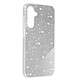 Avizar Coque pour Samsung Galaxy A25 5G Paillette Silicone Semi rigide Fin Argent Coque à paillette Argent de la collection Glitter Case, conçue pour habiller votre Samsung Galaxy A25 5G de manière glamour