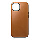 Nomad Coque Modern Cuir pour iPhone 15 English Tan Coque compatible MagSafe