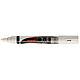 UNI-BALL Marqueur craie Pointe conique moyenne CHALK Marker PWE5M 1,8 - 2,5mm Blanc x 12 Marqueur craie