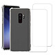 Acheter Evetane Coque Samsung Galaxy S9 Plus Antichoc coins renforcés Silicone + 2 Vitres en verre trempé Protection écran