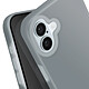 Avis Avizar Coque pour iPhone 16 Antichoc Intérieur Doux Bord Surélevé Gris