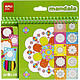 APLI Cahier de coloriage mandala - 20 pages et 5 crayons de couleur Cahier