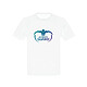 Ultimate Guard - T-Shirt Logo Blanc  - Taille XXL T-Shirt Ultimate Guard, modèle Logo Blanc