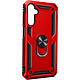 Avizar Coque pour Samsung Galaxy A24 Antichoc Hybride Bague Support Magnétique  Rouge - Bague rotative intégrée offrant un support horizontal ou vertical