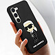 Avis Karl Lagerfeld Coque pour Samsung Galaxy S23 Plus Bi-matière Bords Surélevés Noir