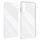 Avizar Coque protection intégrale pour Samsung Galaxy A15 5G verre trempé Transparent Préserve efficacement et intégralement votre appareil contre les chocs et les rayures du quotidien