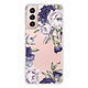 LaCoqueFrançaise Coque Samsung Galaxy S21 Plus 5G 360 intégrale transparente Motif Pivoines Violettes Tendance Coque Samsung Galaxy S21 Plus 5G 360 intégrale transparente Pivoines Violettes Tendance