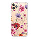 Evetane Coque iPhone 11 Pro 360 intégrale transparente Motif Fleurs Multicolores Tendance Coque iPhone 11 Pro 360 intégrale transparente Fleurs Multicolores Tendance