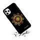 Avis LaCoqueFrançaise Coque iPhone 11 Pro effet cuir grainé noir Mandala Or Design