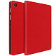 Avizar Housse Samsung Galaxy Tab S5e Rangements Cartes Fonction Support Fin Rouge - Un étui folio, Collection Fashion pour Samsung Galaxy Tab S5e