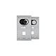 Comelit - Façade pour platine switch 1 bouton Orifice 40x40 mm - IX0101CO Comelit - Façade pour platine switch 1 bouton Orifice 40x40 mm - IX0101CO