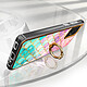 Avis Avizar Coque Samsung A52, A52 5G et A52s Bague de Maintien Motif Écaille Multicolore