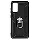 Avizar Coque Samsung Galaxy S20 FE Antichoc Bi-matière Bague Support Vidéo noir - Coque de protection spécialement conçue pour Samsung Galaxy S20 FE.