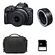 CANON EOS R100 + RF-S 18-45mm f/4.5-6.3 IS STM + Sac + Carte SD 8 Go + Bague EF-EOS R PROMO GARANTIE 3 ans. MATERIEL PROVENANCE FRANCE. Emballage securisé de vos commandes. Livré avec Facture dont TVA.