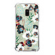 LaCoqueFrançaise Coque Samsung Galaxy A8 2018 anti-choc souple angles renforcés transparente Motif Fleurs vert d'eau Coque Samsung Galaxy A8 2018 anti-choc souple angles renforcés transparente Fleurs vert d'eau