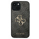 Guess Coque pour pour iPhone 15 Découpes Précises et Bords Surélevés Noir Coque de protection de la marque Guess pour protéger efficacement votre pour iPhone 15