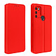 Avizar Housse Honor 9A Clapet Porte-cartes Fonction Support Fin et Élégant Rouge Housse de protection intégrale spécialement conçue pour Honor 9A