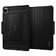 Spigen SGP Étui pour iPad Pro 11 2022, 2021, 2020, 2018 et Air 2022, 2020 Antichoc Fonction Stand Rugged Armor Pro  Noir Protection intégrale avec un clapet en éco-cuir rattaché à une coque arrière en silicone gel renforcé