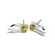 Harry Potter - Boucles d'oreille Golden Snitch (plaque argent) Boucles d'oreille Harry Potter, modèle Golden Snitch (plaque argent).