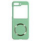 Avizar Coque MagSafe pour Samsung Galaxy Z Flip 5 Rigide Design Fin  Vert - Coque MagSafe vert conçue pour optimiser l'utilisation du Samsung Galaxy Z Flip 5