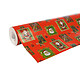 CLAIREFONTAINE Rouleau papier cadeau ALLIANCE L70 cm x 50 m Père Noël mosaïque rouge Papier cadeau