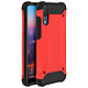 Avizar Coque Huawei P20 Coque Defender II Antichutes 1.8m Bumper Protection - Rouge Coque antichoc bimatière conçue pour le Huawei P20